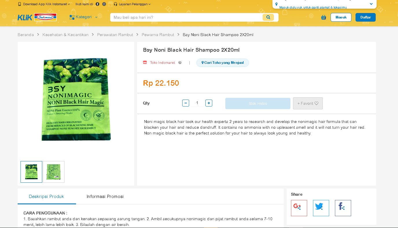 Penghitam Rambut di Indomaret: Review Merek & Tips